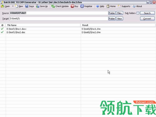 Batch CHM to DOC Converter破解版