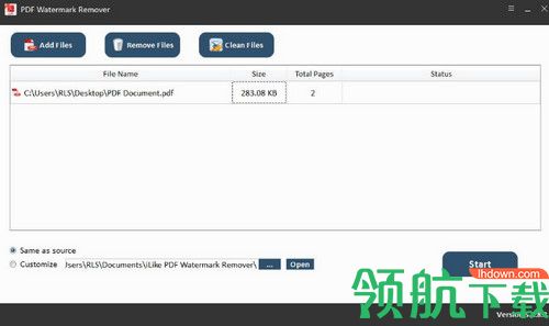 ilike PDF Watermark Remover破解版