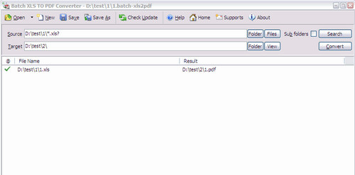 Batch XLS to PDF Converter 2020破解版