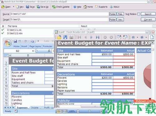Batch XLS to PDF Converter 2020破解版