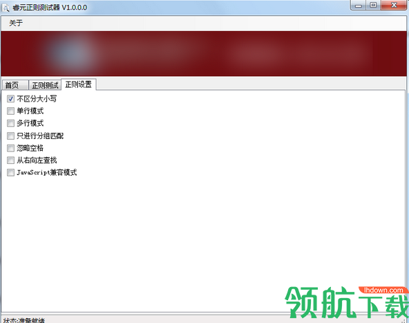 睿元正则测试器(正则式测试)绿色版