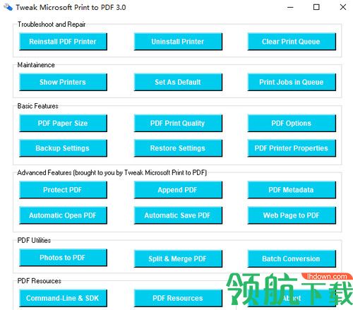 Tweak Microsoft Print to PDF破解版