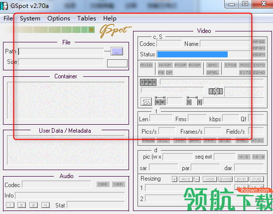 GSpot视频编码检测软件绿色版