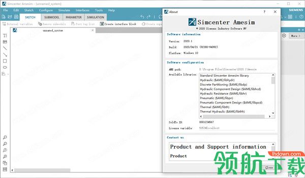 SimcenterAmesim2020最新破解版(附破解补丁)