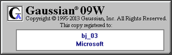 Gaussian09W汉化破解版(附注册机)