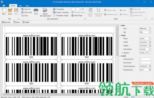 Softrm Barcode Label Studio破解版