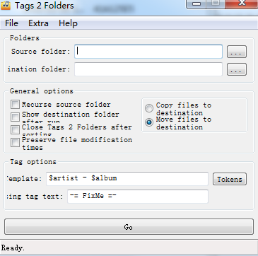 Tags2Folders音乐文件管理工具官方版