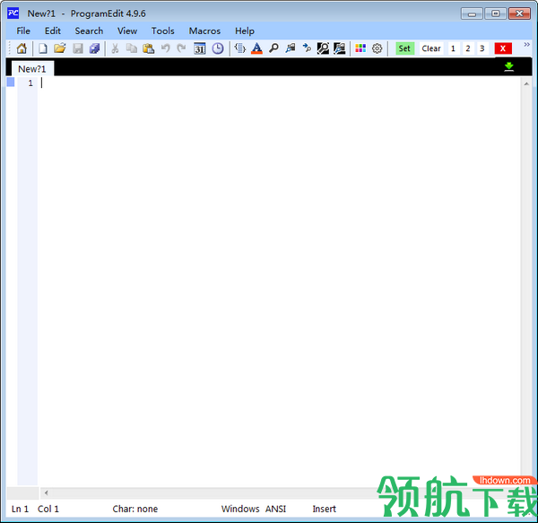 ProgramEdit源代码编辑工具绿色版