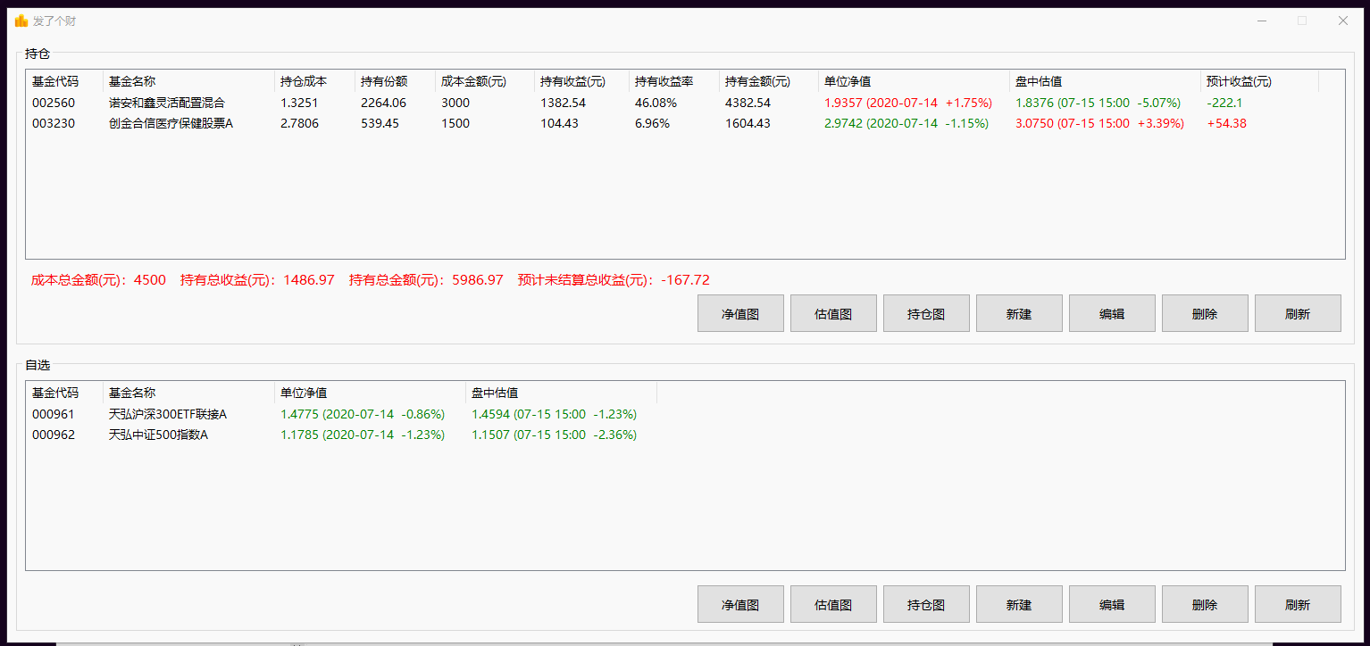 发了个财(基金行情软件)电脑绿色版