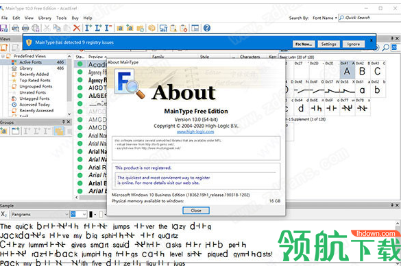 High-LogicMainType系统字体管理破解版