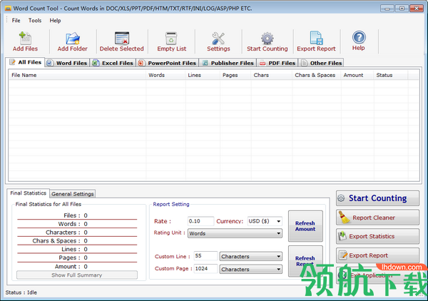 WordCountTool文字统计工具绿色版