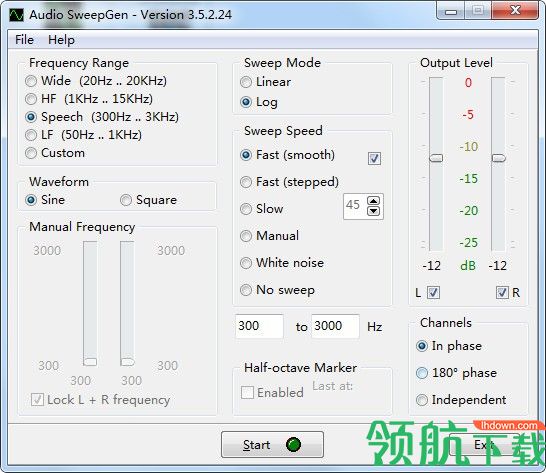 AudioSweepGen耳机自动煲机工具绿色版