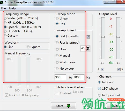 AudioSweepGen耳机自动煲机工具绿色版