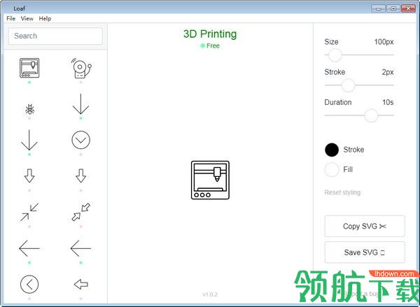 Loaf(SVG图标编辑工具)绿色版