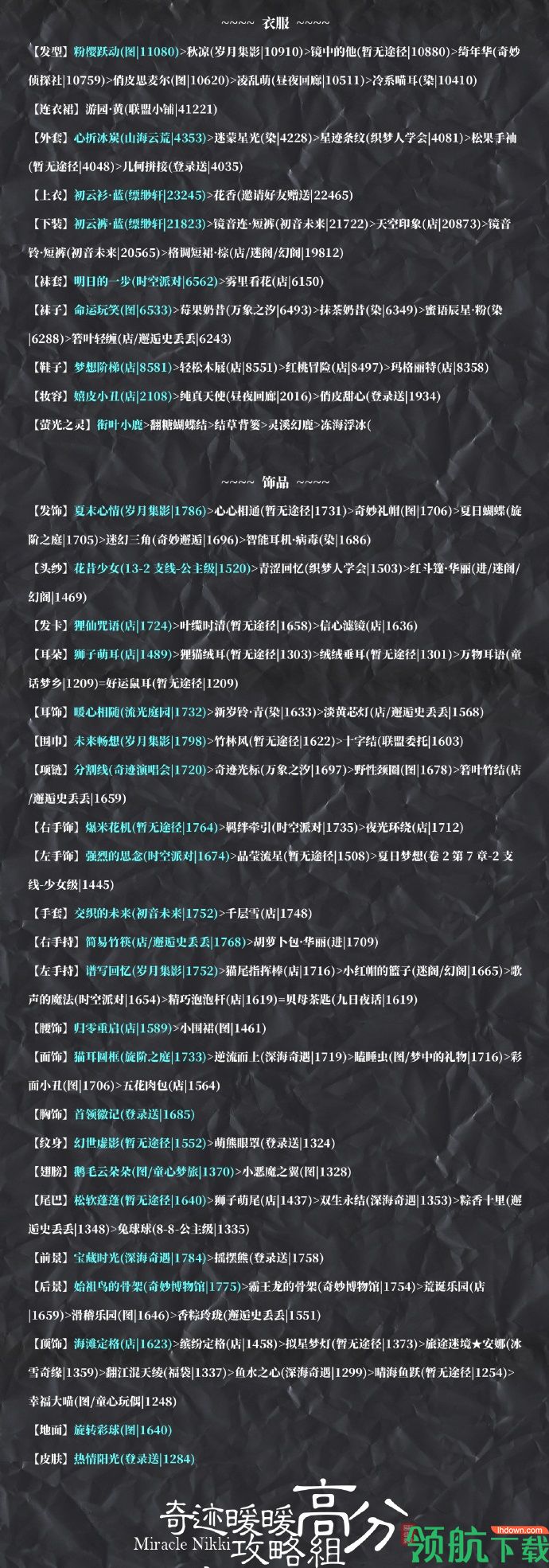 奇迹暖暖深海废墟8月11日全胜攻略 深海废墟第二天搭配攻略
