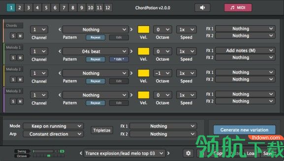 ChordPotion音序器绿色版