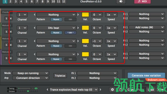 ChordPotion音序器绿色版