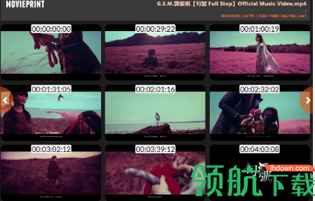 MoviePrint视频缩略图制作工具绿色版