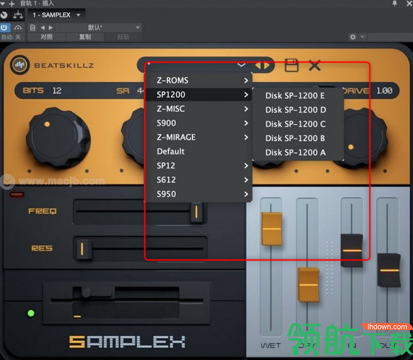 BeatSkillz SampleX经典采样仿真工具绿色版