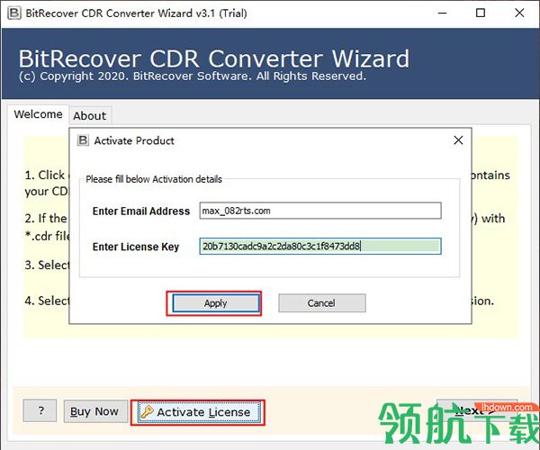 BitRecoverCDRConverterWizard转换工具破解版