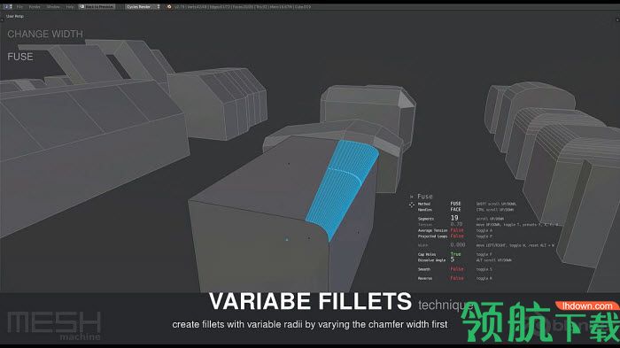 Blender硬表面建模插件MESHmachine
