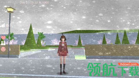 樱花校园模拟器更新雪屋和特效破解版