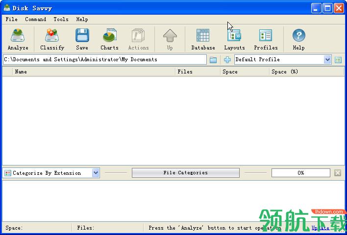 硬盘空间分析工具(Disk Savvy)免费版