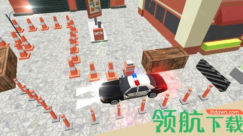 炫酷警车停车挑战2021游戏破解版