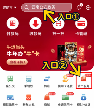 云闪付云南公安政务平台