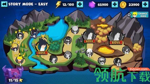 火柴忍者格斗游戏破解版