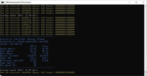 lolMiner挖狗狗币