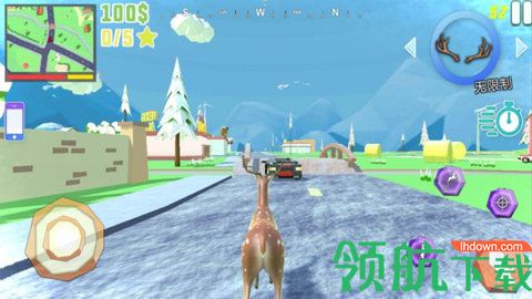 沙雕鹿神偷模拟游戏安卓版