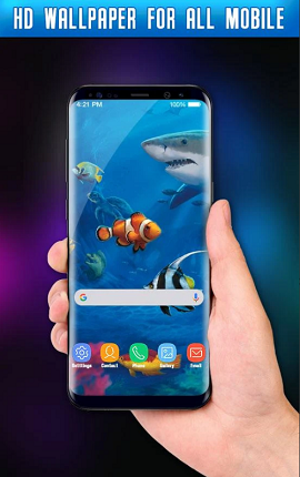 3D水族馆动态壁纸手机版