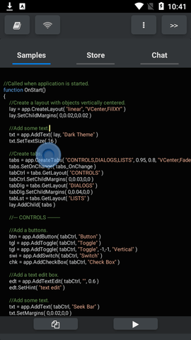 DroidScript移动编码APP