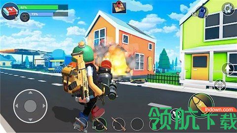 香肠跳伞吃鸡派对破解版