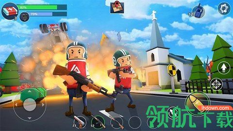 香肠跳伞吃鸡派对破解版