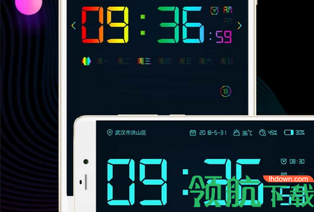 手机桌面全屏时钟汉化破解版