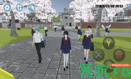 初恋糖果樱花恋爱模拟游戏