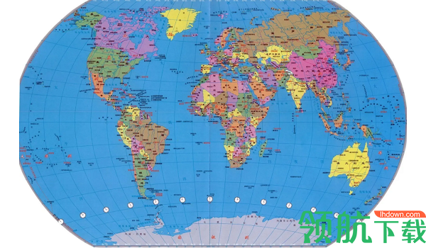 世界地图高清地图2022最新版