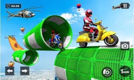 越野车比赛巨型坡道汉化版