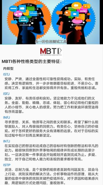MBTI十六型人格APP纯净版