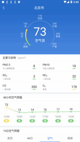 全国天气播报(24小时预报)App