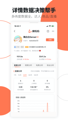 蝉妈妈(直播数据分析)app