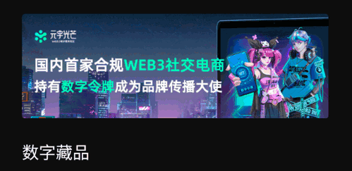 元宇光芒数字藏品交易平台App