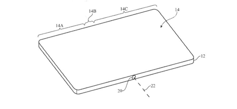 iPhone可折叠式 iPhone新专利可自我修复折痕