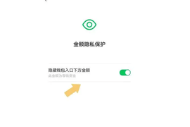 微信零钱通怎么隐藏金额 零钱通隐藏金额操作方法