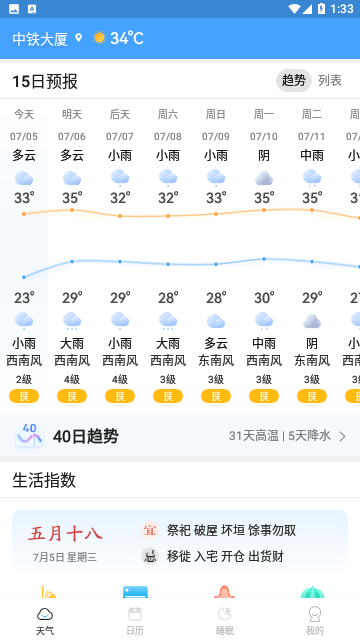 青蛙天气官方版