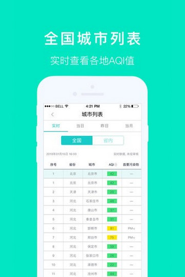 空气质量发布官方版