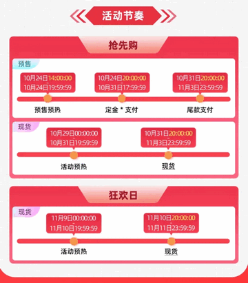 2023淘宝双十一满减活动规则 天猫淘宝2023双十一满减活动