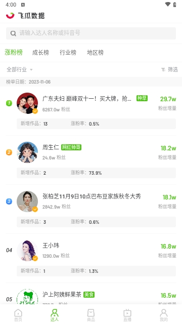 飞瓜数据app专业版